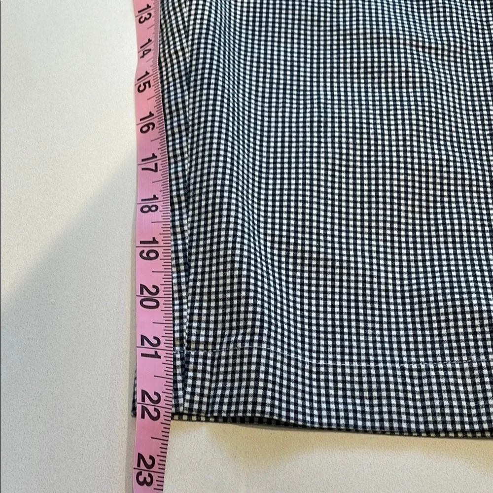 Harris Wallace Gingham Capri Pants, Black/White. Lightweight breathable Size 14 - Picture 10 of 10